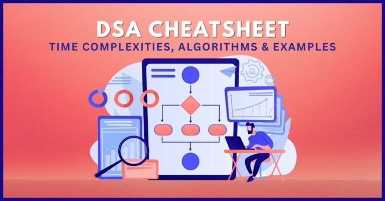 DSA Cheatsheet – Time Complexities, Algorithms & Examples
